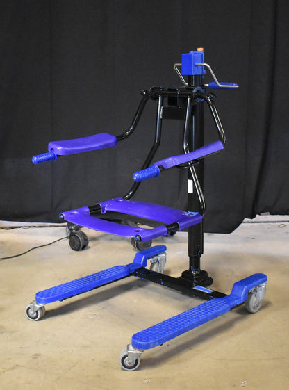 ARJO 17" Up To 36" MANUAL PATIENT TRANSFER LIFT up to 300 lbs PLEASE WATCH VIDEO