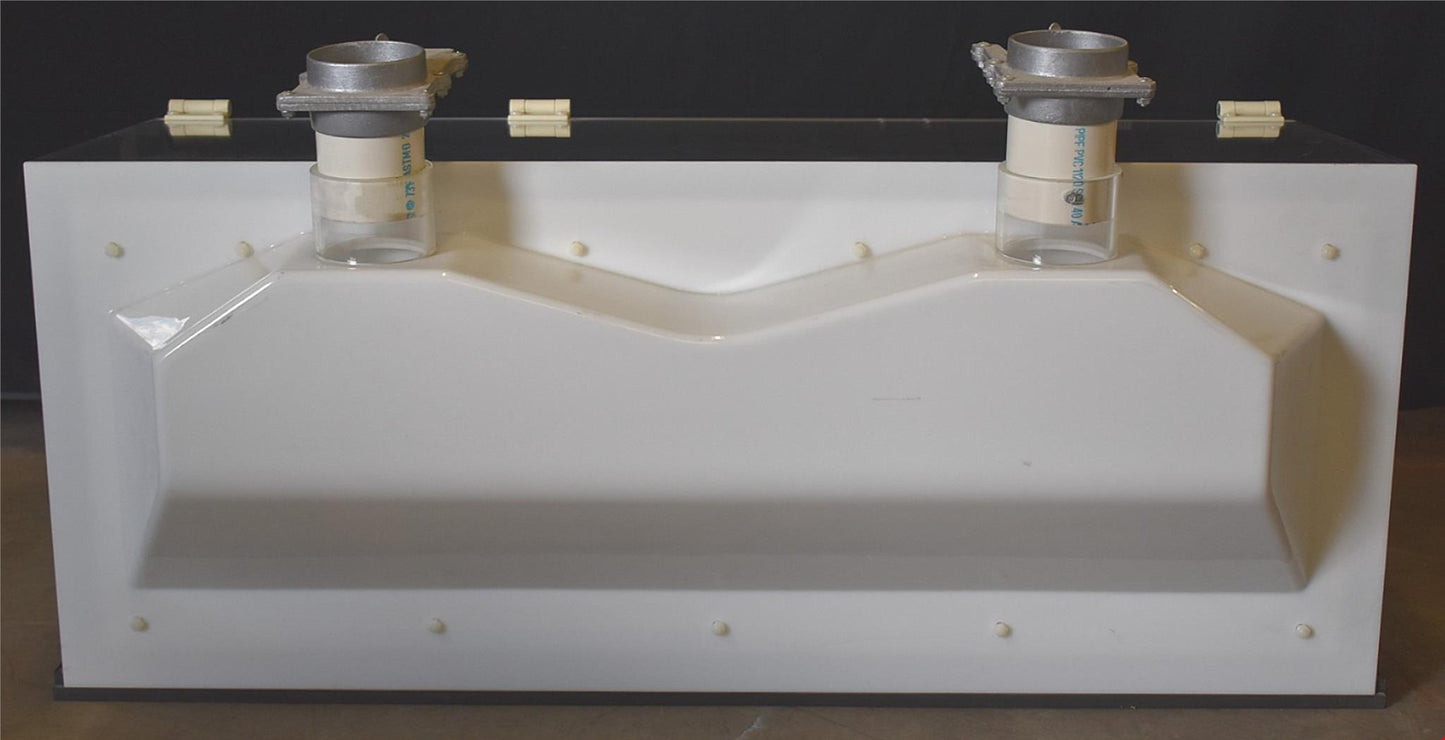 FLOW SCIENCES VBSE VENTED 3ft SAFETY ENCLOSURE FUME HOOD with 2 FAN FILTER MOUNT