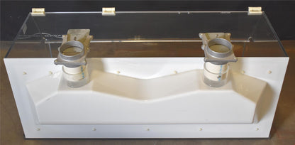 FLOW SCIENCES VBSE VENTED 3ft SAFETY ENCLOSURE FUME HOOD with 2 FAN FILTER MOUNT