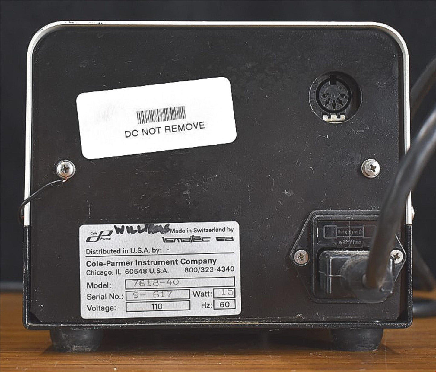 COLE PARMER ISMATEC IPN 90 7618-40 MULTICHANNEL PERISTALTIC PUMP 90-DAY WARRANTY