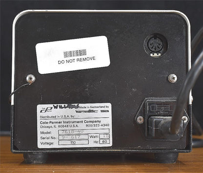 COLE PARMER ISMATEC IPN 90 7618-40 MULTICHANNEL PERISTALTIC PUMP 90-DAY WARRANTY