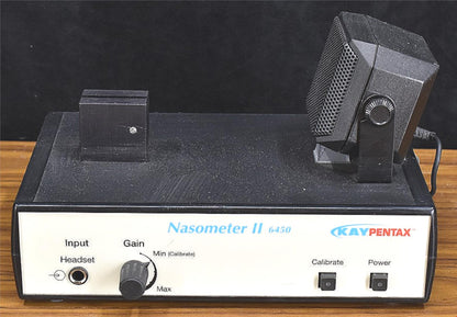 KAY PENTAX NASOMETER II Model 6450 Nasality Speech Therapy Tester 90DAY WARRANTY