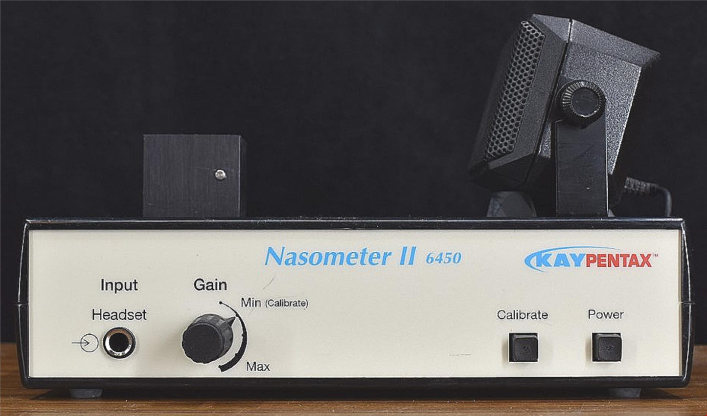 KAY PENTAX NASOMETER II Model 6450 Nasality Speech Therapy Tester 90DAY WARRANTY