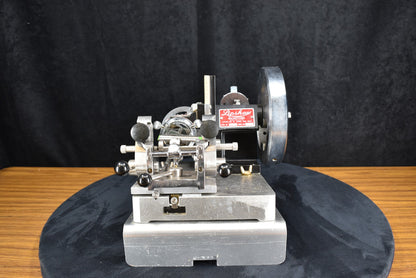 RARE COMPLETE VINTAGE LIPSHAW 50-AB MICROTOME KNIFE PLUS MANUAL EXTRAS FREE SHIP