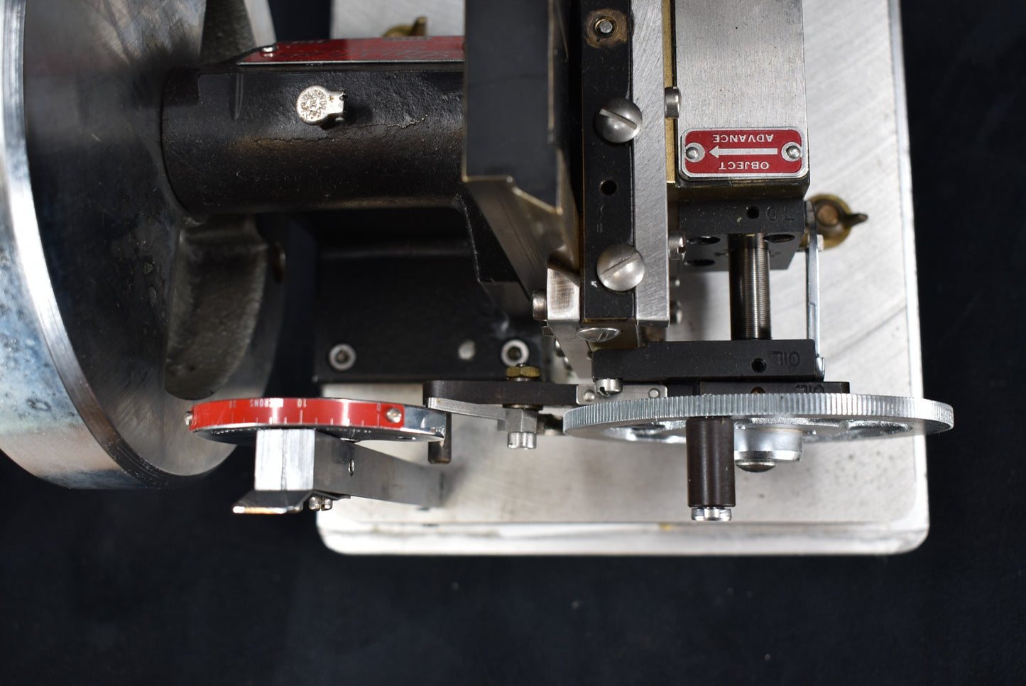 RARE COMPLETE VINTAGE LIPSHAW 50-AB MICROTOME KNIFE PLUS MANUAL EXTRAS FREE SHIP