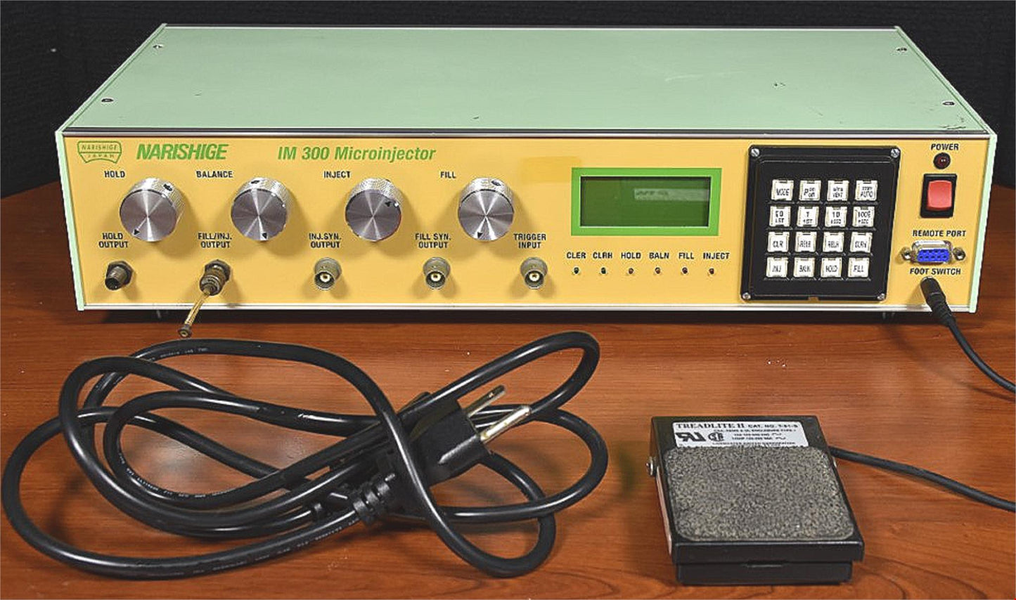 NARISHIGE IM-300 MICROINJECTOR 100%Tested/90-Day-Warranty WATCH VIDEO FREESHIP