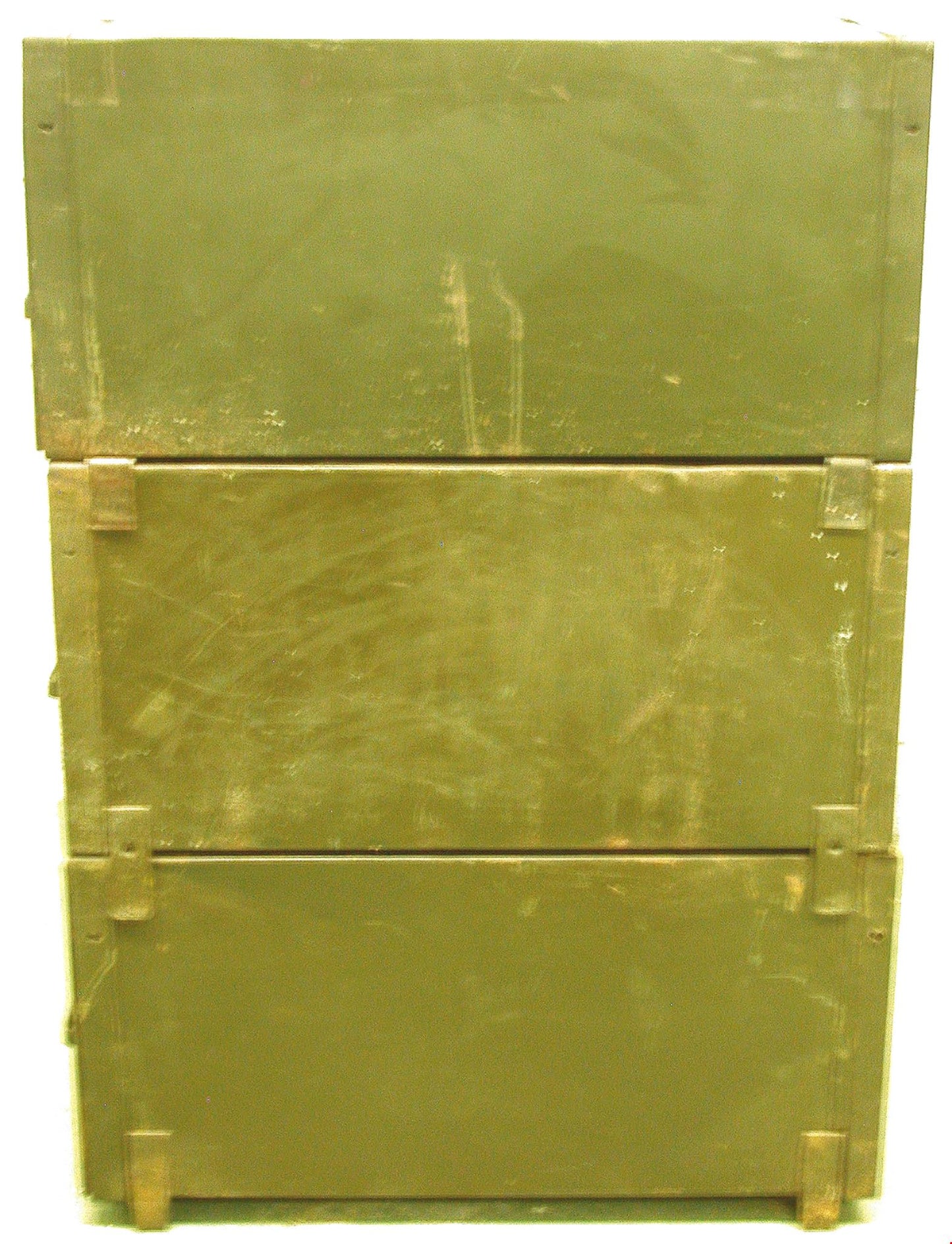 VINTAGE 1950s 3 DRAWER STEEL FILE DRAWER INDUSTRIAL STEAMPUNK FREE SHIPPING