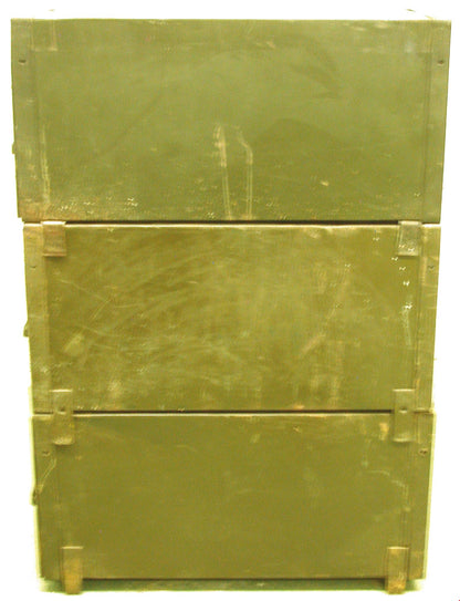 VINTAGE 1950s 3 DRAWER STEEL FILE DRAWER INDUSTRIAL STEAMPUNK FREE SHIPPING