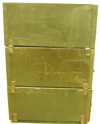 VINTAGE 1950s 3 DRAWER STEEL FILE DRAWER INDUSTRIAL STEAMPUNK FREE SHIPPING