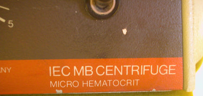 Thermo IEC MB Microhematocrit Centrifuge | IEC-MB with ROTOR