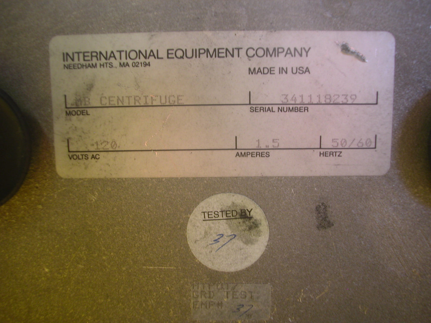 Thermo IEC MB Microhematocrit Centrifuge | IEC-MB with ROTOR