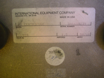 Thermo IEC MB Microhematocrit Centrifuge | IEC-MB with ROTOR