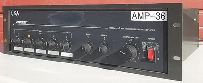COMPLETE BOSE BMA-125 FREESPACE BUSINESS MUSIC AMPLIFIER MODEL 1A6089 WATCHVIDEO