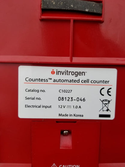 INVITROGEN COUNTESS CAT 10227 CELL COUNTER 90DAYWARRANTY 100%PERFECT WATCH VIDEO