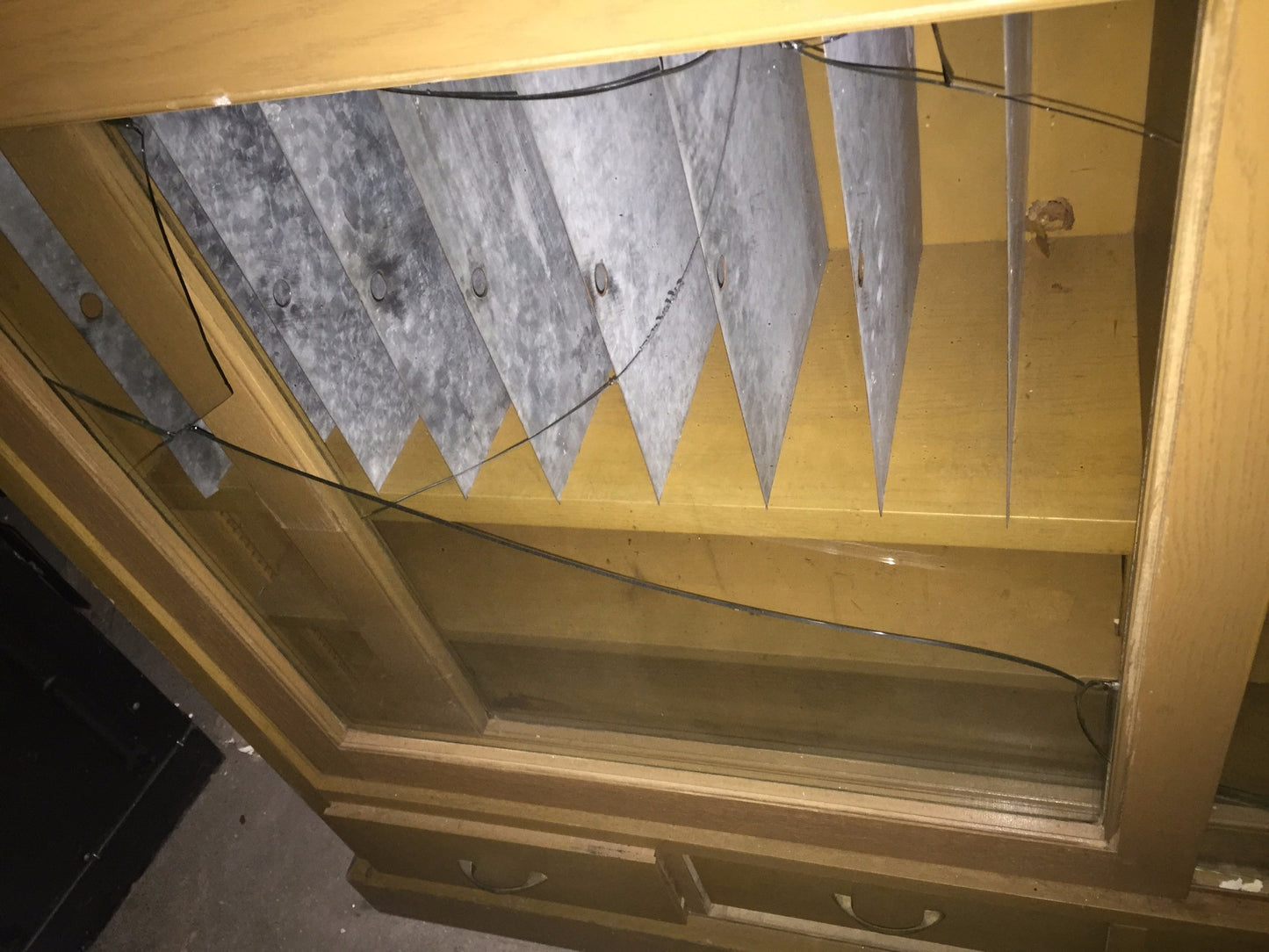 ARTS & CRAFT OAK ADJUSTABLE CUBBYHOLE BOOKCASE SHELF 70h x 68w x 15.75d LAB HOME