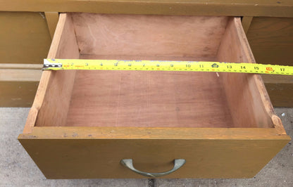 ARTS & CRAFT OAK ADJUSTABLE CUBBYHOLE BOOKCASE SHELF 70h x 68w x 15.75d LAB HOME