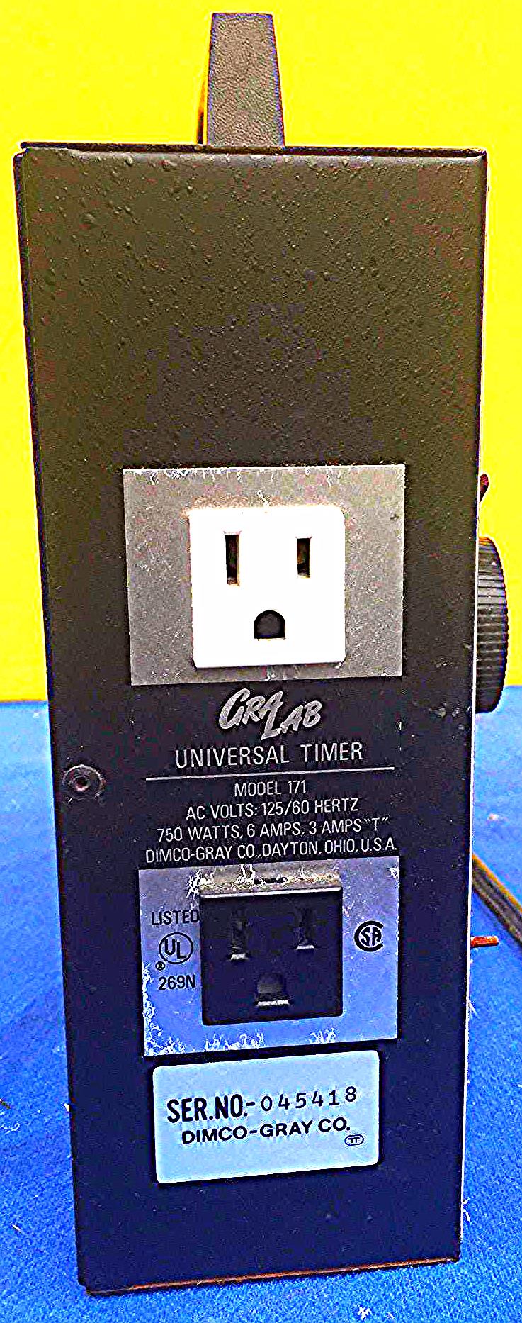 GRALAB 60 Minute General Purpose TIMER MODEL 171 FREE SHIPPING