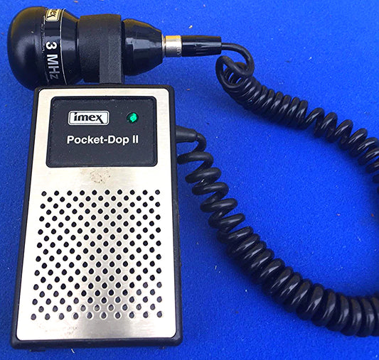 IMEX POCKET-DOP II 3 MHz OBSTETRIC DOPPLER PROBE BLOOD PRESSURE FREE SHIPPING