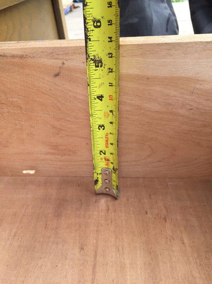 ARTS & CRAFT OAK ADJUSTABLE CUBBYHOLE BOOKCASE SHELF 70h x 68w x 15.75d LAB HOME