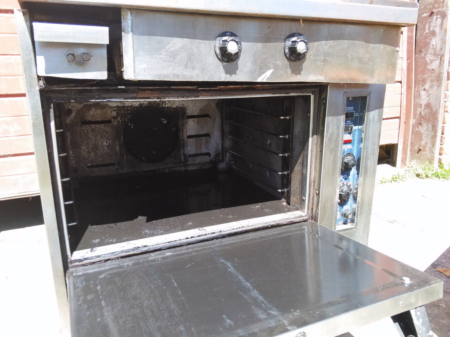 SOUTHBEND MODEL 302 GRIDDLE FLAT TOP & OVEN COMMERCIAL KITCHEN 4 CASTERS KITCHEN