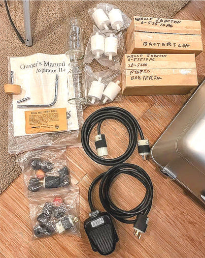 90DAYWARRANTY WELLS JOHNSON ASPIRATOR II PLUS w/ MANUAL & FOOTSWITCH WATCH-VIDEO