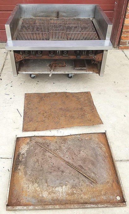 36"wide x 30"deep x 20" high NATURAL GAS HEAVYDUTY CHARBROILER FREE SHIPPING
