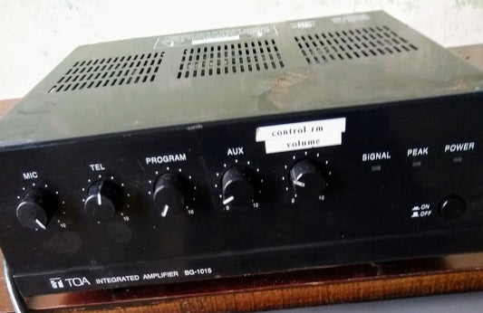 TOA BG1015 INTEGRATED AMPLIFIER 90Day Warranty FREE SHIPPING