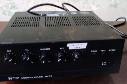 TOA BG1015 INTEGRATED AMPLIFIER 90Day Warranty FREE SHIPPING