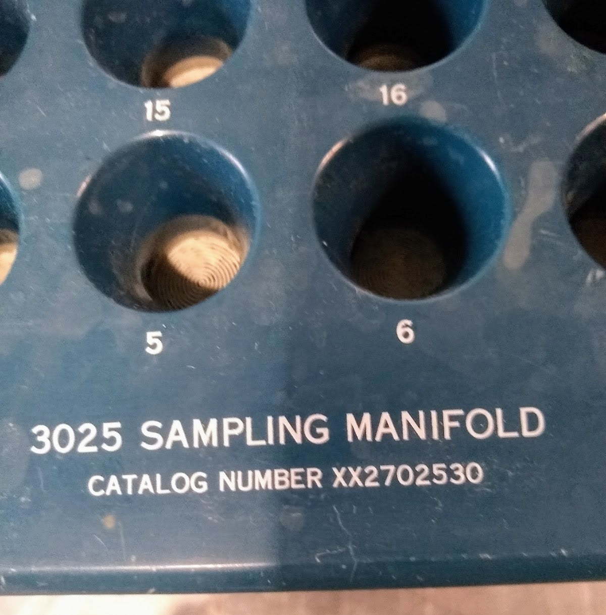 MILLIPORE 3025 SAMPLING MANIFOLD LIQUID BIOBURDEN CFU PLATE COUNTING FILTER TEST