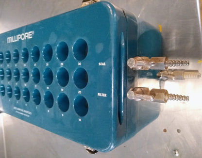 MILLIPORE 3025 SAMPLING MANIFOLD LIQUID BIOBURDEN CFU PLATE COUNTING FILTER TEST