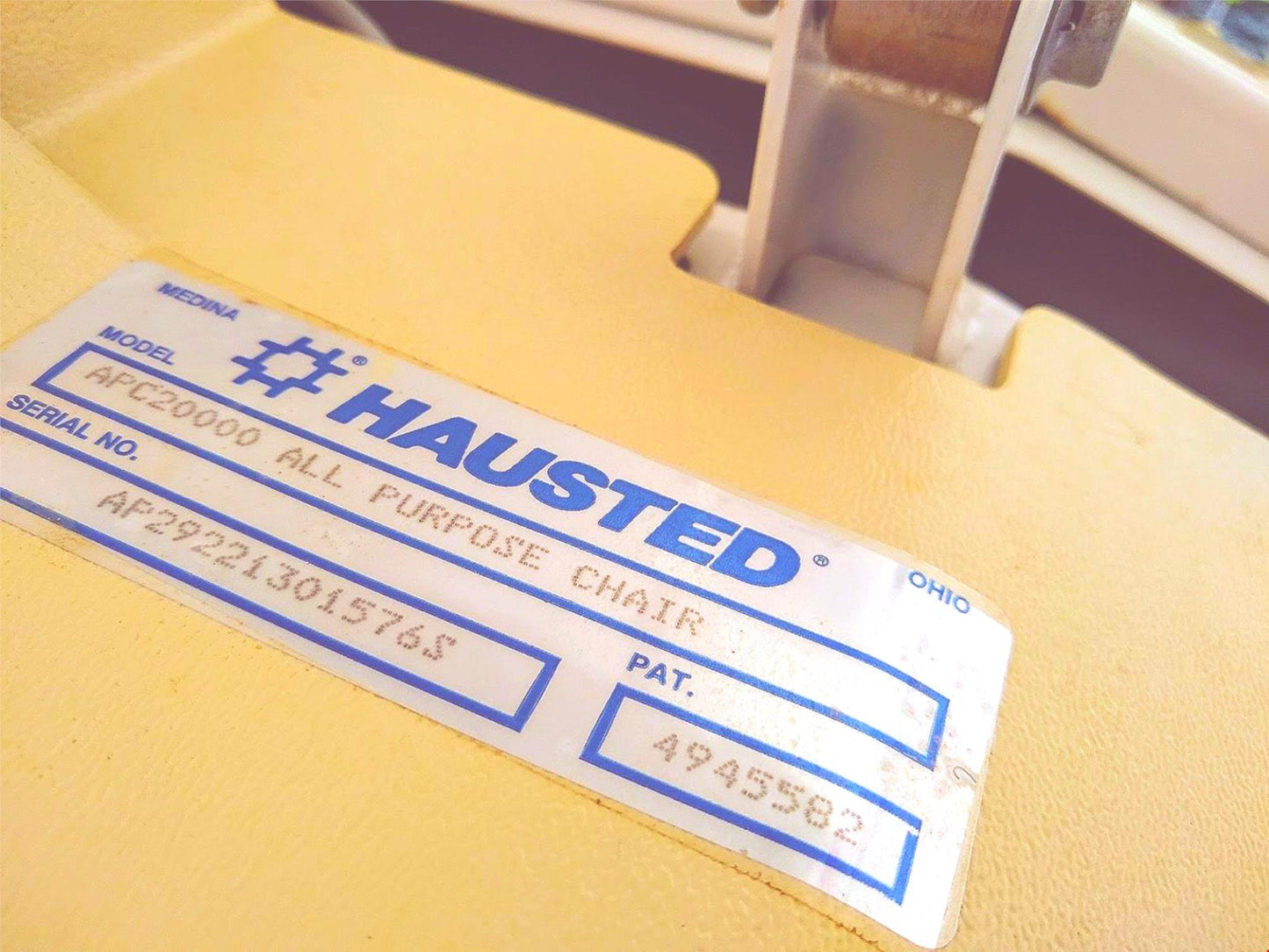 STERIS HAUSTED® APC20000 ALL PURPOSE MEDICAL CHAIR STRETCHER SURGICAL FREE SHIP