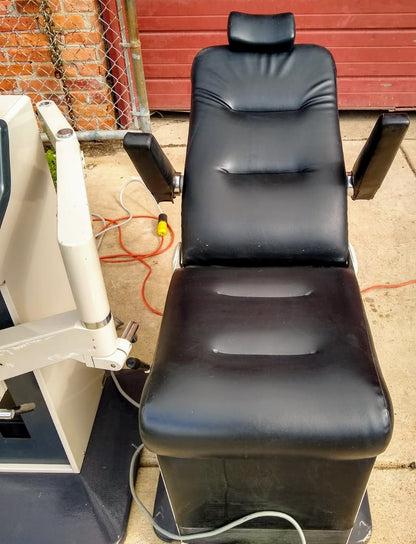 BURTON XL3200 OPHTHALMOLOGIC POWER EXAM CHAIR & INSTRUMENT STAND WATCH VIDEO