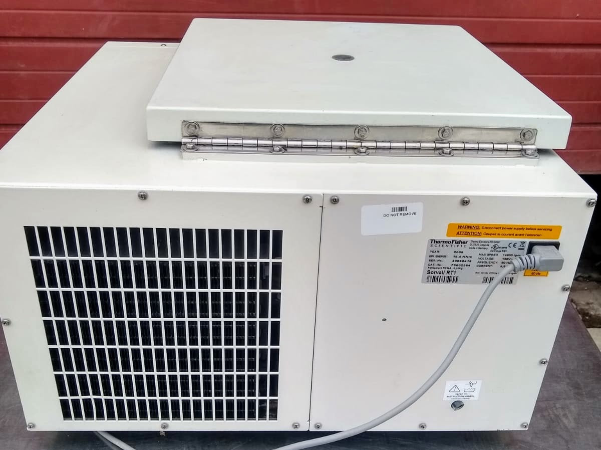 REFURBISHED THERMO SORVALL RT1 REFRIGERAT CENTRIFUGE 7BUCKET T41ROTOR WATCHVIDEO