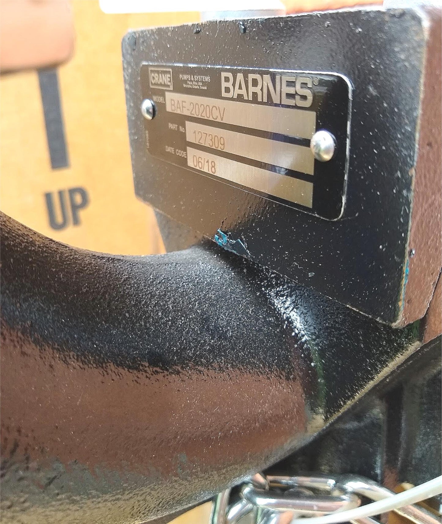 Brand New BARNES CRANE PAF-2020CV BREAK AWAY FITTING with CHECK VALVE FREE SHIP