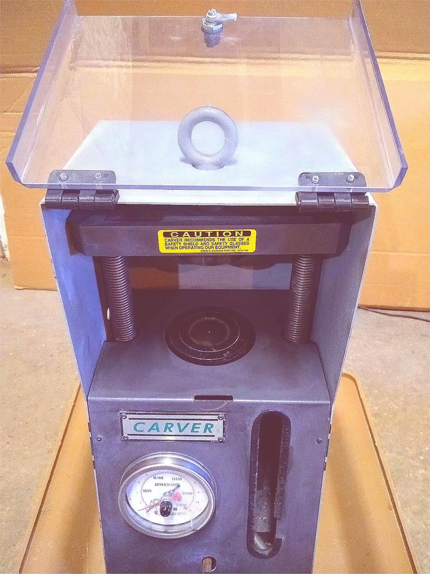 CARVER 12 TON 4350-L BENCHTOP PRESS FREE SHIP