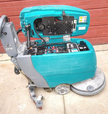 WARRANTY TENNANT T3 EC H2O FAST 20 WALKBEHIND BATTERY FLOOR SCRUBBER WATCH VIDEO