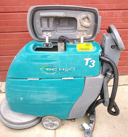 WARRANTY TENNANT T3 EC H2O FAST 20 WALKBEHIND BATTERY FLOOR SCRUBBER WATCH VIDEO