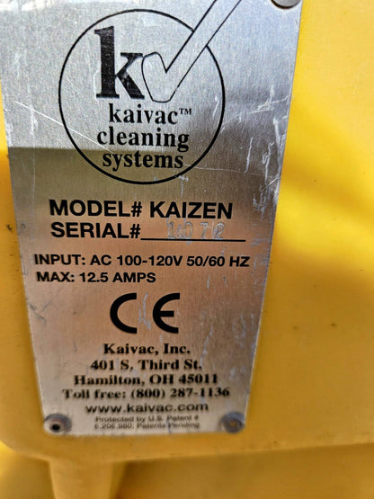 2 UNITS of KAIVAC MODEL KAIZEN JANITORIAL CLEANING MACHINES WATCH VIDEO FREESHIP