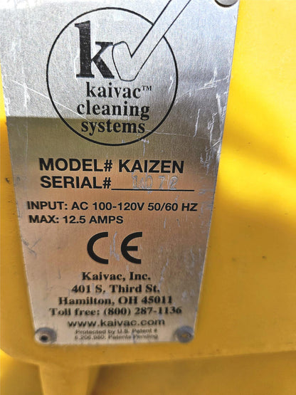 2 UNITS of KAIVAC MODEL KAIZEN JANITORIAL CLEANING MACHINES WATCH VIDEO FREESHIP