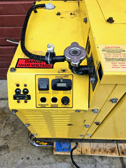 POWERTECH PT8KS1-2D 8KW DIESEL GENERATOR PLUS 50 GALLON ALUMINUM TANK FREE SHIP