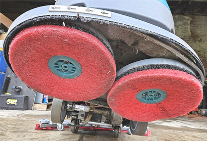 WARRANTY TENNANT T5 FAST WALKBEHIND BATTERY FLOOR SCRUBBER WATCHVIDEO FREESHIP