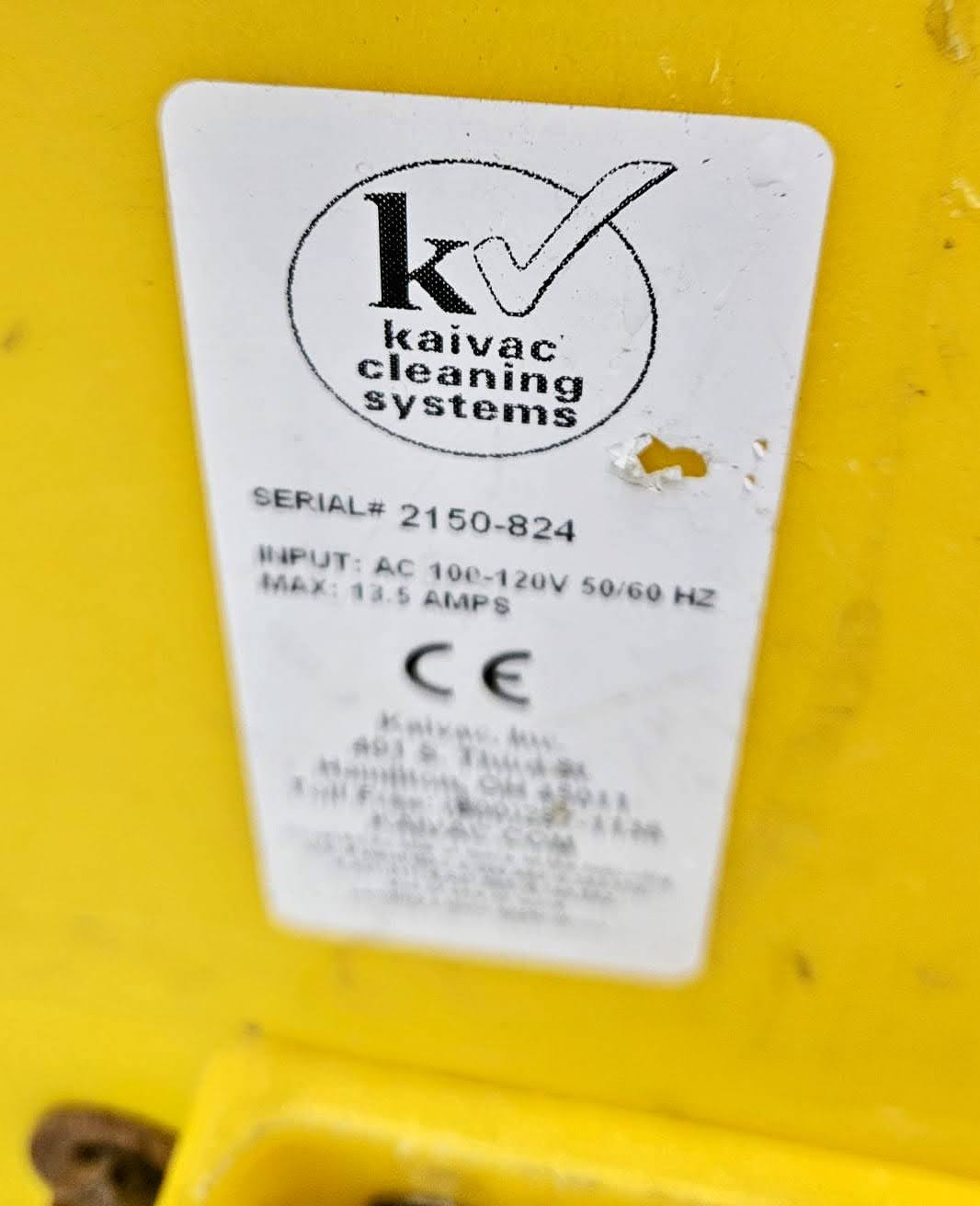 2 UNITS of KAIVAC MODEL KAIZEN JANITORIAL CLEANING MACHINES WATCH VIDEO FREESHIP