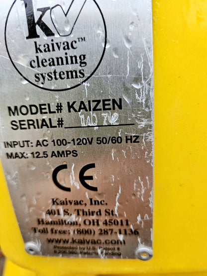 2 UNITS of KAIVAC MODEL KAIZEN JANITORIAL CLEANING MACHINES WATCH VIDEO FREESHIP
