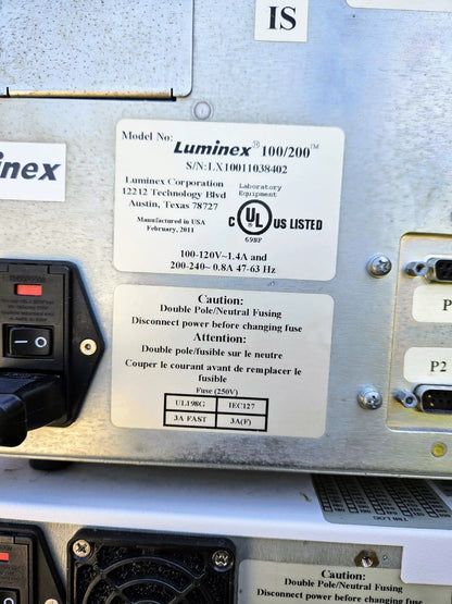 100%TESTED INVITROGEN® XYP LUMINEX 100/200 BASE HTF SYSTEM NO SOFTWARE FREE-SHIP