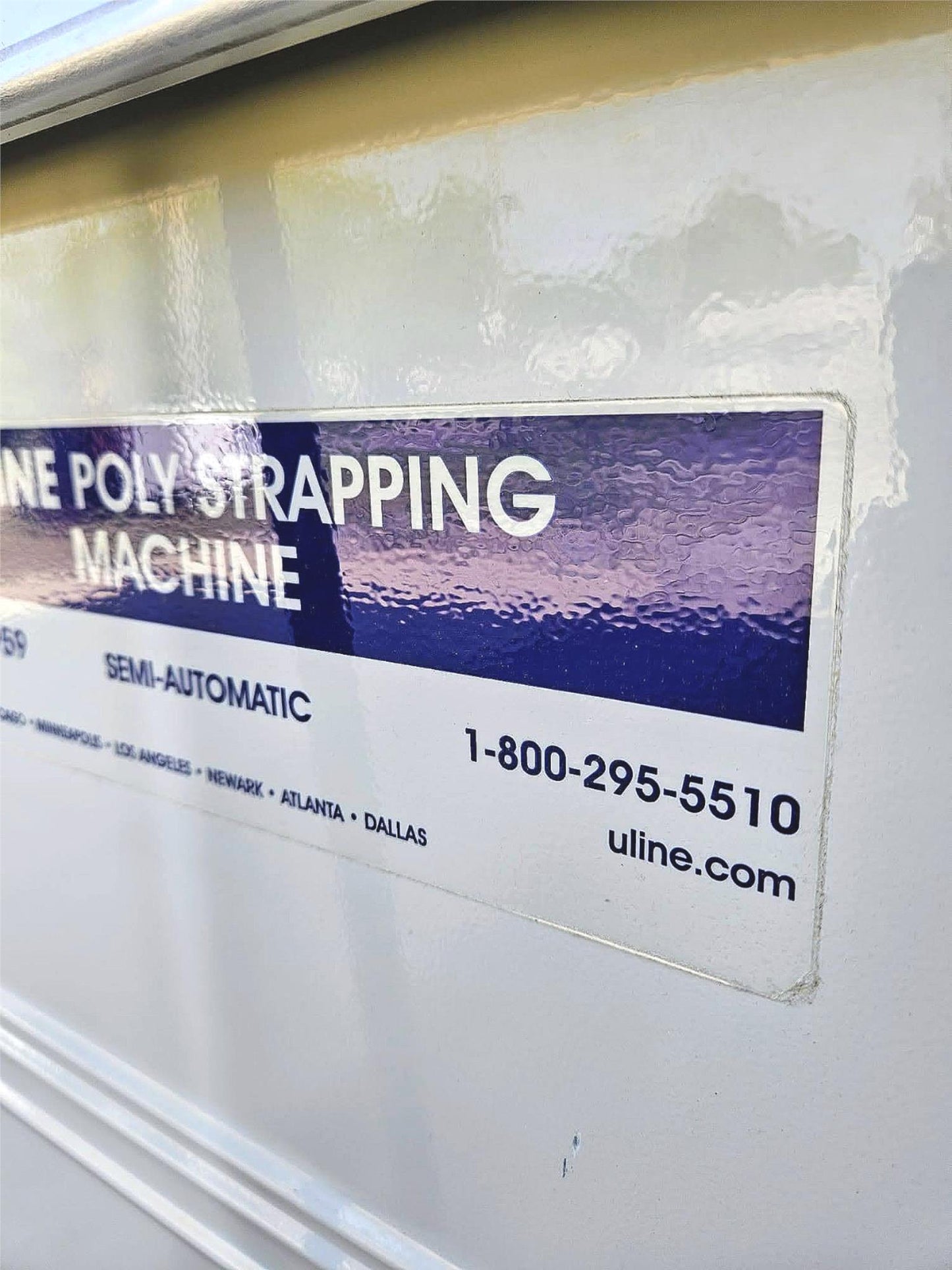 ULINE® H-959 SEMIAUTOMATIC POLYPROPYLENE STRAPPING MACHINE BONUS STRAPS FREESHIP