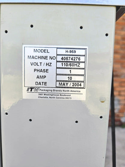 ULINE® H-959 SEMIAUTOMATIC POLYPROPYLENE STRAPPING MACHINE BONUS STRAPS FREESHIP