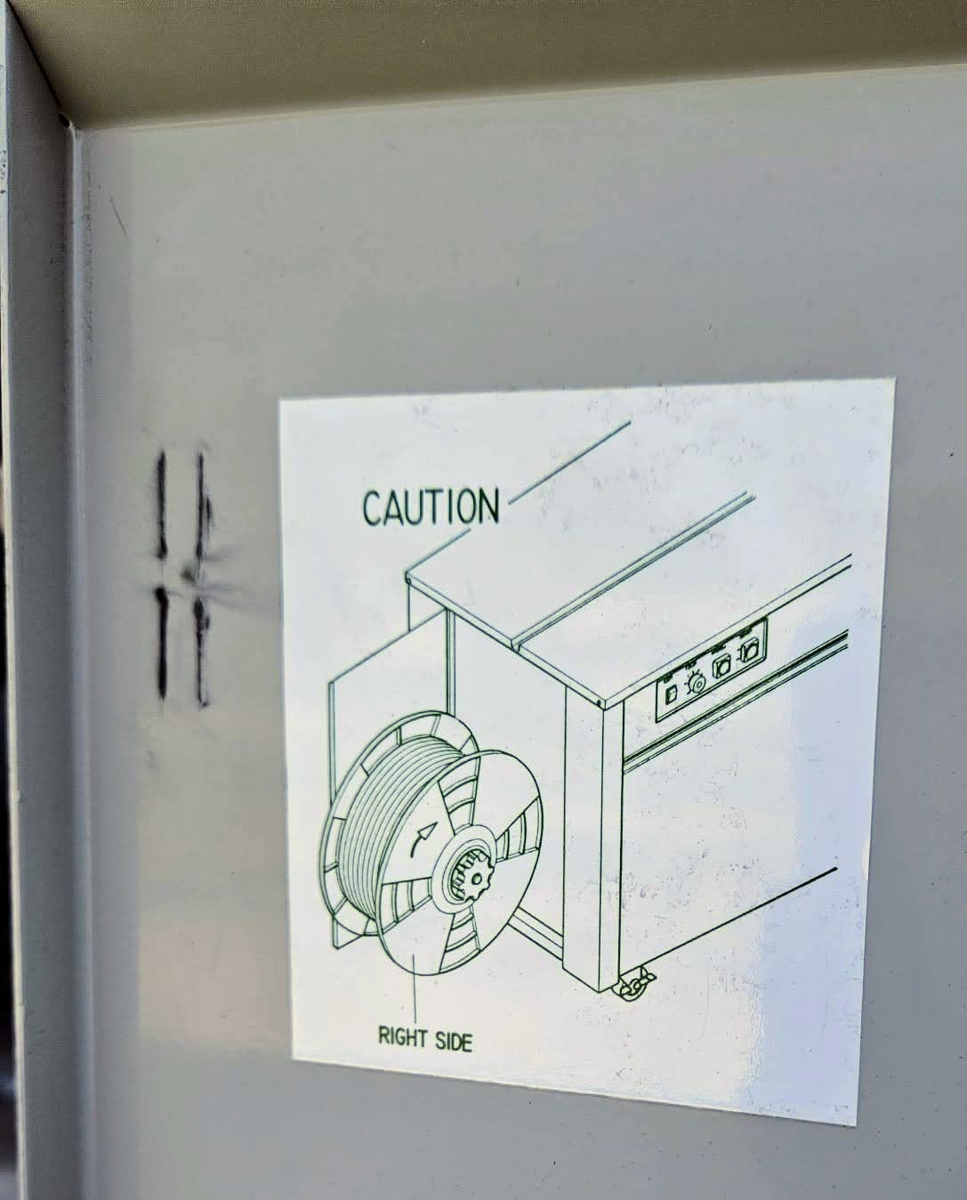 ULINE® H-959 SEMIAUTOMATIC POLYPROPYLENE STRAPPING MACHINE BONUS STRAPS FREESHIP