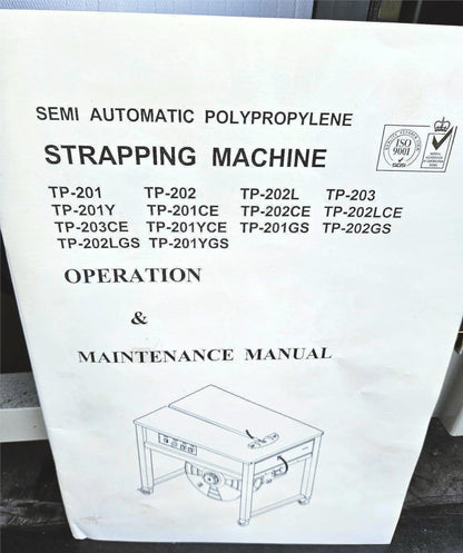 ULINE® H-959 SEMIAUTOMATIC POLYPROPYLENE STRAPPING MACHINE BONUS STRAPS FREESHIP