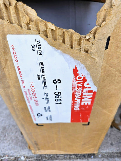 ULINE® H-959 SEMIAUTOMATIC POLYPROPYLENE STRAPPING MACHINE BONUS STRAPS FREESHIP