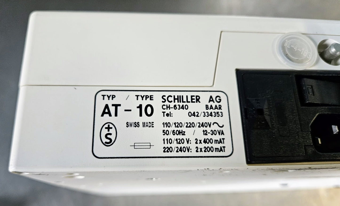 100%WARRANTY SCHILLER CARDIOVIT AT-10 ECG MACHINE w/10 LEAD WATCHVIDEO FREE SHIP